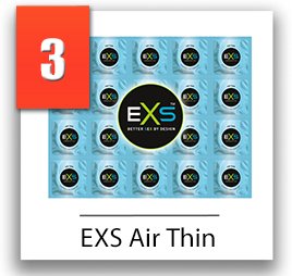 EXS Air Thin tenké kondómy