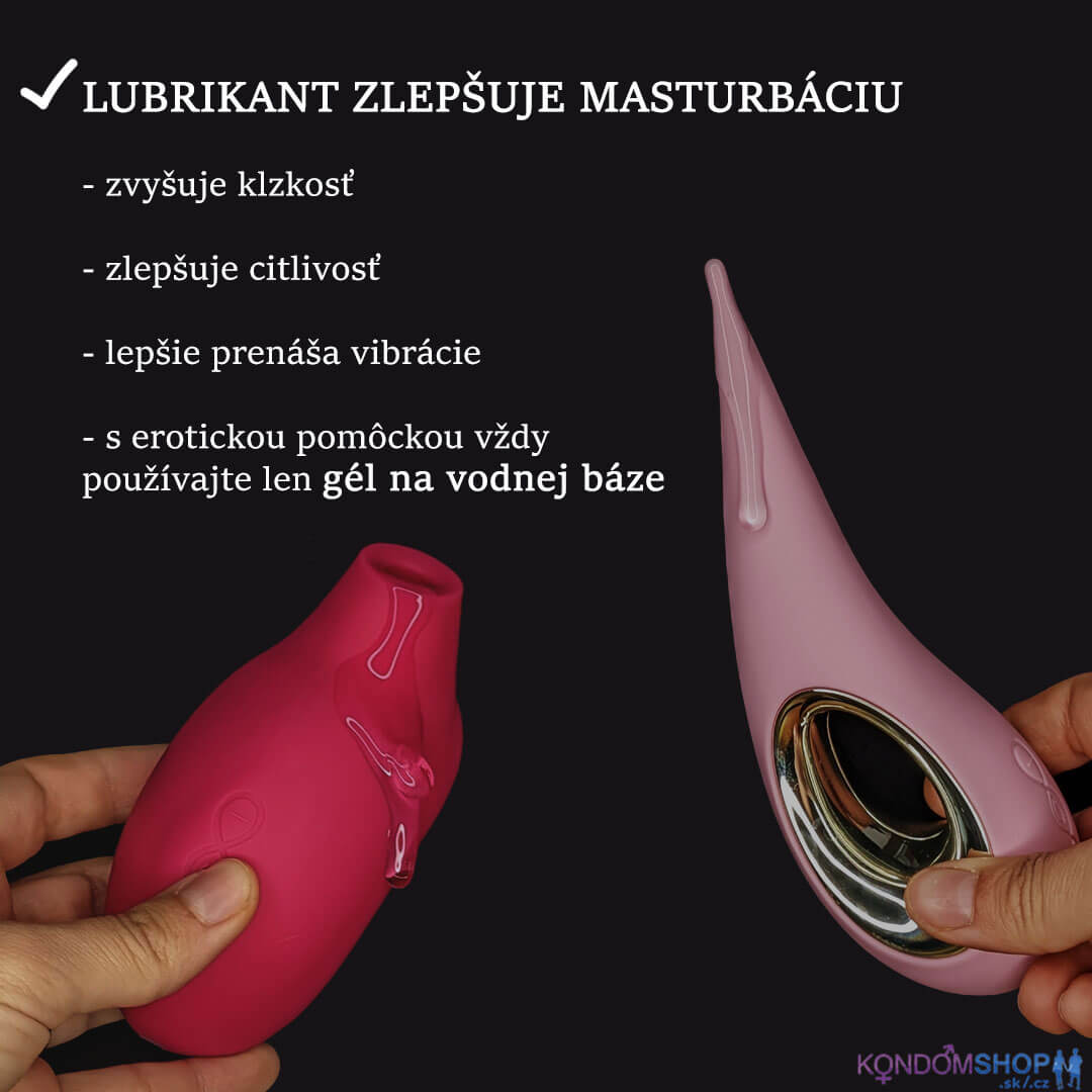 lubrikant zlepšuje masturbáciu: obrázok s erotickými pomôckami a gélom