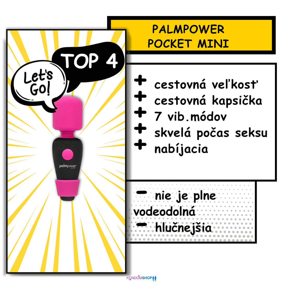 TOP 4 masážna hlavica Palmpower Pocket mini