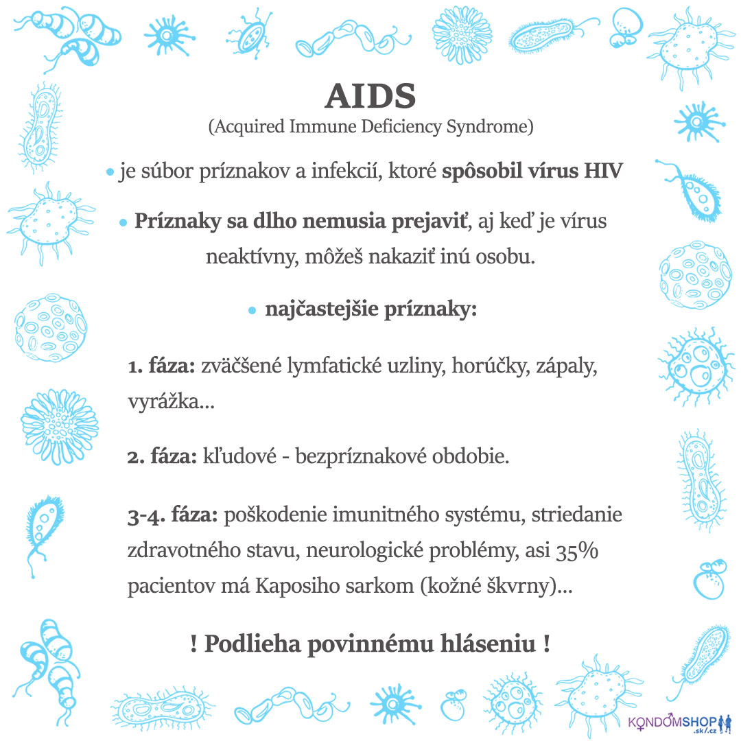 pohlavní choroby AIDS příznaky
