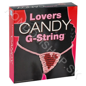 Candy G-String - cukríkové nohavičky so srdiečkom