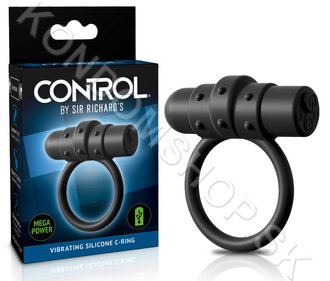 Control silikónový vibračný krúžok na penis