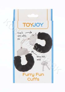 ToyJoy Furry Fun Cuffs plyšové erotické putá