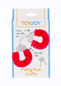 ToyJoy Furry Fun Cuffs plyšové erotické putá