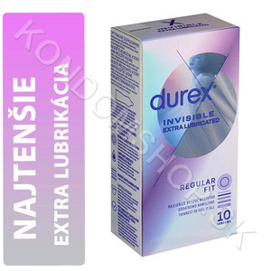 Durex Invisible Extra Lubricated krabička SK distribúcia