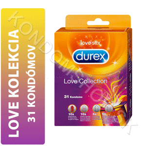 Durex Love Collection balenie 31 kondómov