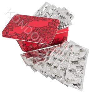 Secura The Red Box kondómy veľké balenie v krabičke 50ks