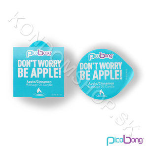 PicoBong Jablko & Škorica masážna sviečka 15 ml