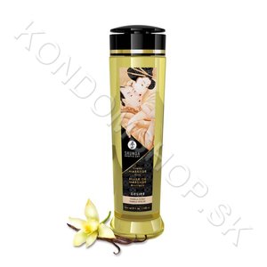 Shunga Desire erotický masážny olej Vanilka 240ml