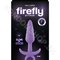 svietiaci análny kolík silikónový firefly small purple 1