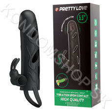 Pretty Love Penis Sleeve With Ball Strap