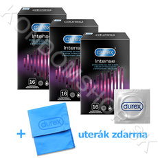 Durex letný balíček Intense Orgasmic 48ks + uterák zdarma