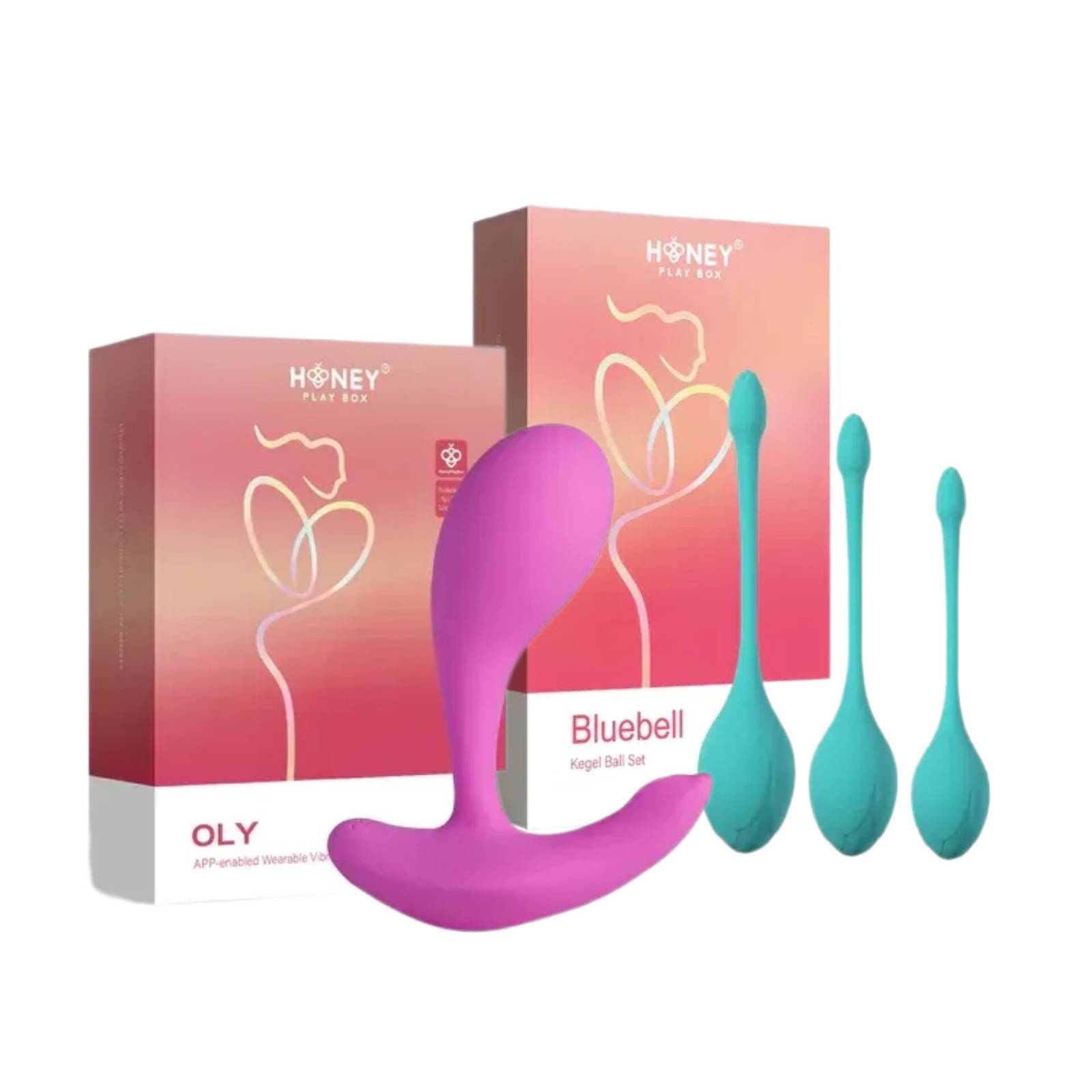 E-shop Balíček zdravia Honey Play Box - Oly 2 pink + Bluebell