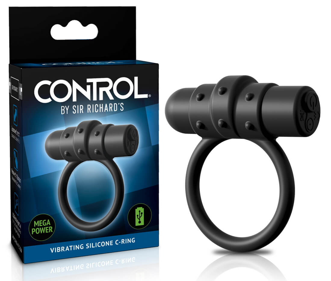 E-shop Control silikónový vibračný krúžok na penis