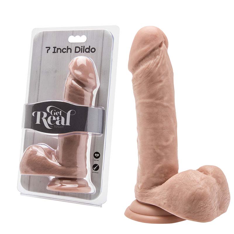 E-shop Get Real 7 inch with balls realistické dildo