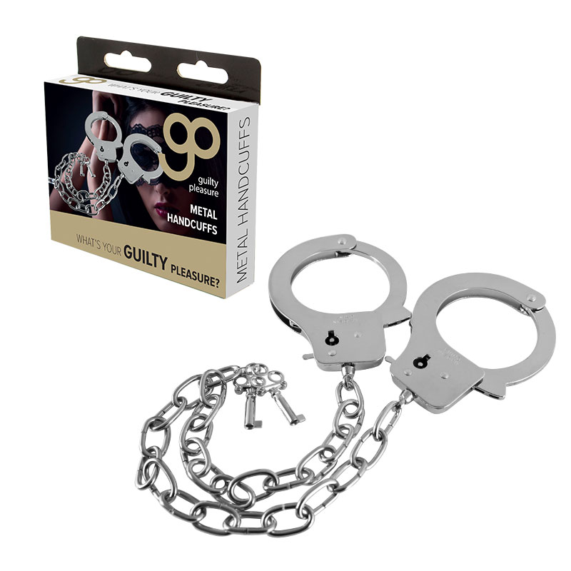 E-shop Guilty Pleasure Metal Handcuffs erotické putá