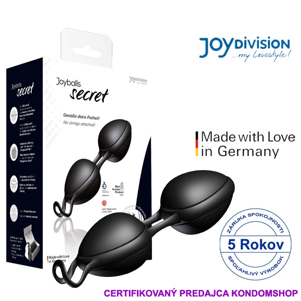 E-shop JoyDivision Joyballs Secret Čierna