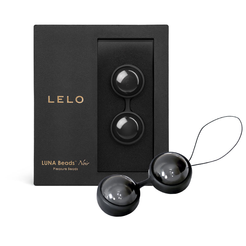 E-shop Lelo Luna Beads Noir + LELO lubrikačný gél 75ml zadarmo