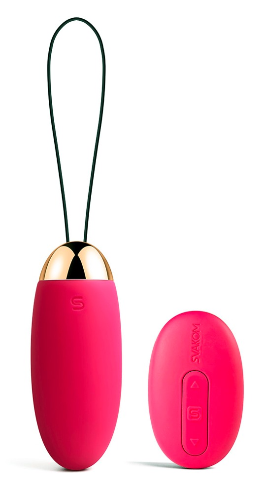 E-shop Svakom ELVA vibračné vajíčko na diaľkové ovládanie pink