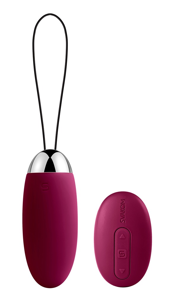 E-shop Svakom ELVA vibračné vajíčko na diaľkové ovládanie violet