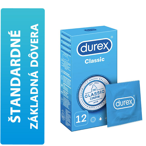 E-shop Durex Classic krabička SK distribúcia 12 ks