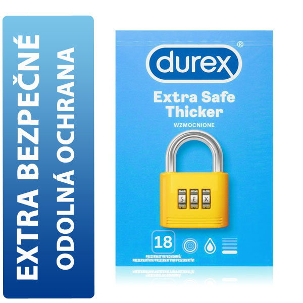E-shop Durex Extra Safe krabička SK distribúcia 18 ks