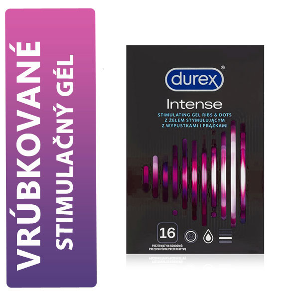 E-shop Durex Intense Orgasmic krabička SK distribúcia 16 ks