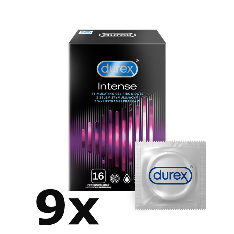 E-shop Durex Intense Orgasmic krabička SK distribúcia 144 ks