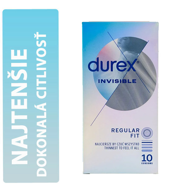 E-shop Durex Invisible Superthin (Extra Sensitive) krabička