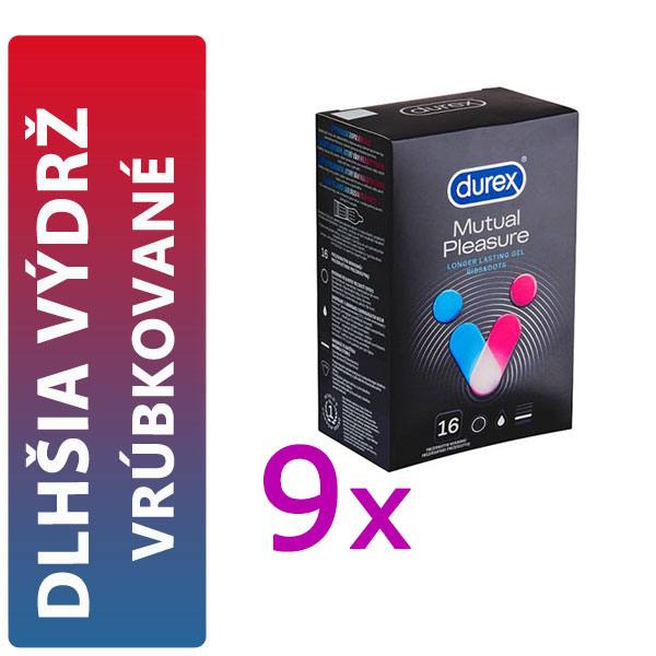 E-shop Durex Mutual Pleasure krabička SK distribúcia 144 ks