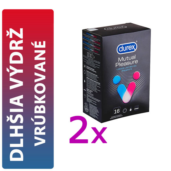 E-shop Durex Mutual Pleasure krabička SK distribúcia 32 ks