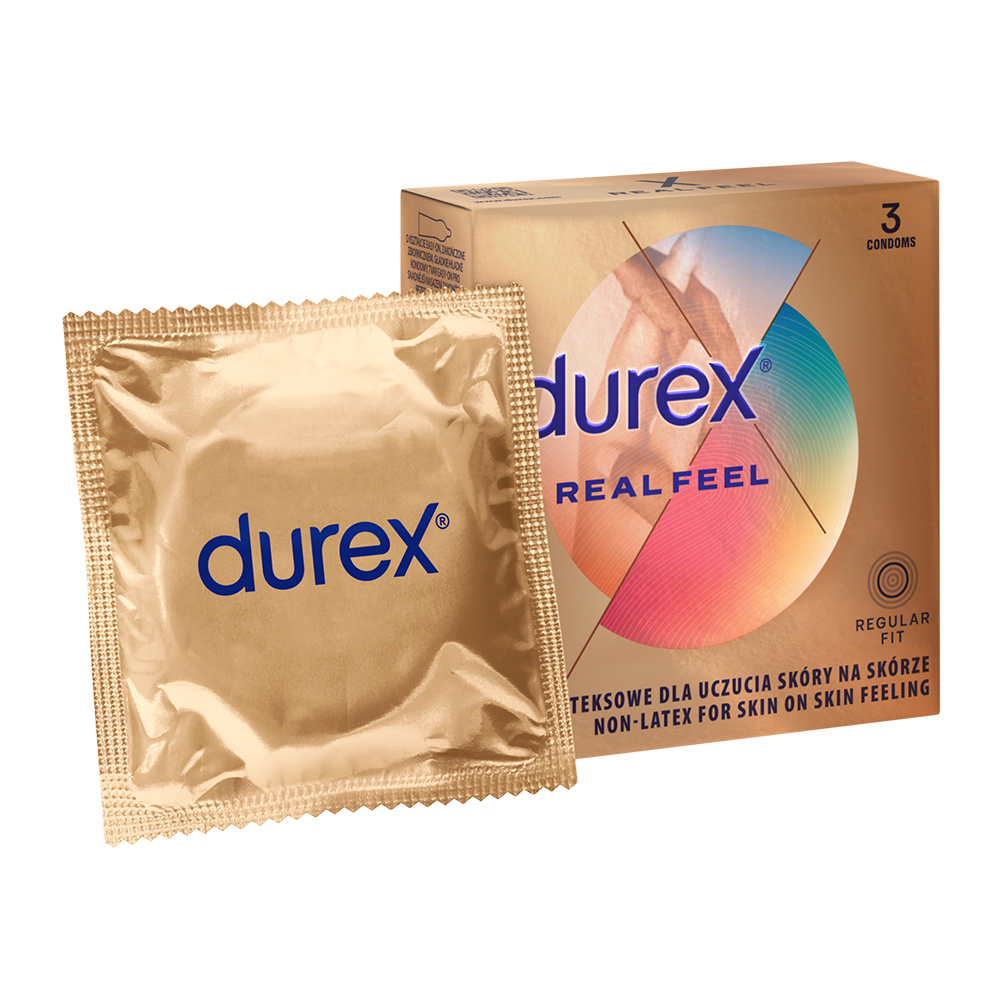 E-shop Durex Real Feel krabička SK distribúcia 3 ks