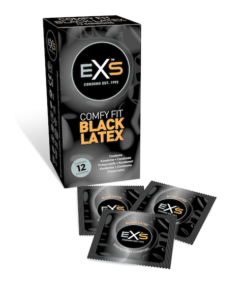 E-shop EXS Black Latex krabička EÚ distribúcia 12 ks