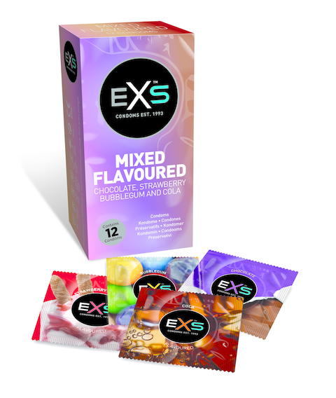 E-shop EXS Mixed Flavoured krabička EÚ distribúcia 12 ks