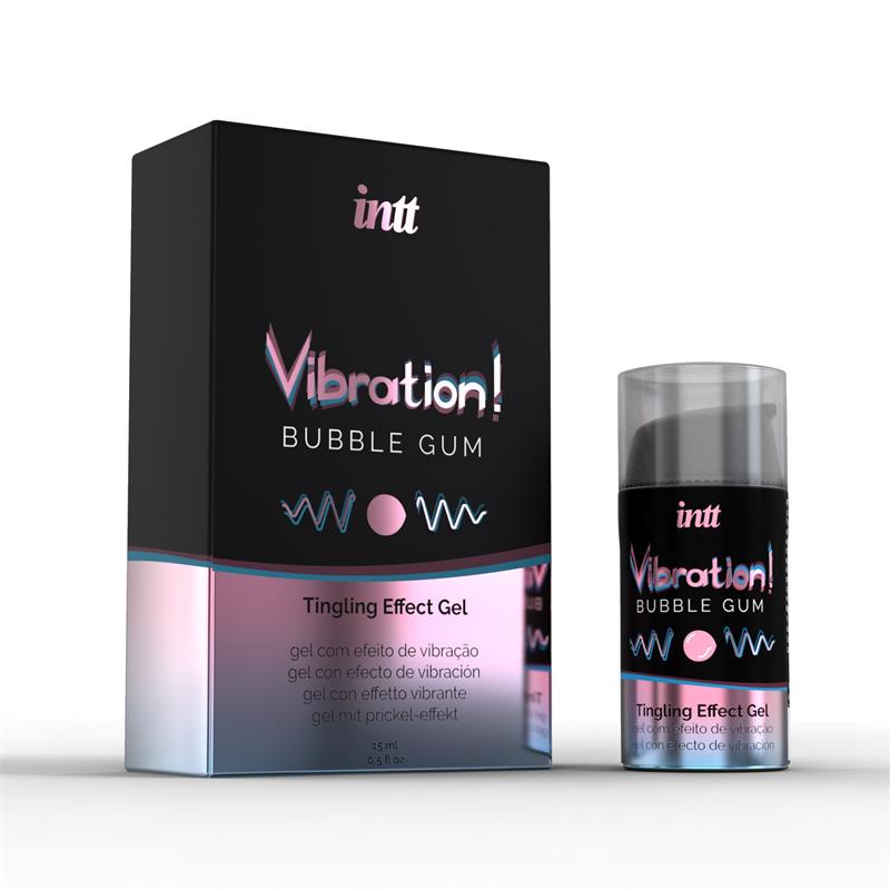 E-shop intt Vibration! Bubble Gum Tingling effect gel 15ml