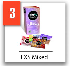 EXS Mixed Flavoured aromatizované kondómy