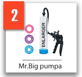 Mr. Big pumpa na penis 