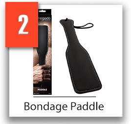 Bondage paddle erotická plácačka