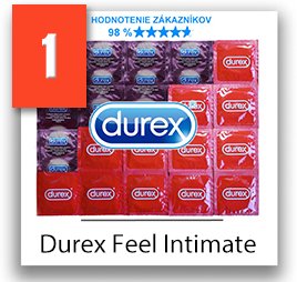 Durex Feel Intimate tenké kondómy