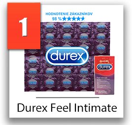 Durex Feel Intimate tenké kondómy
