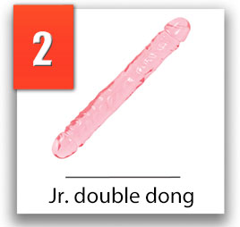double dong obojstranné dildo gélové