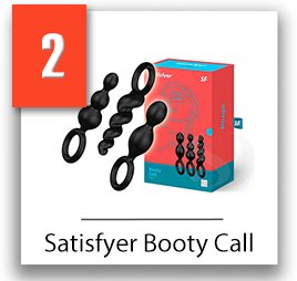 Satisfyer Booty Call análne kolíky