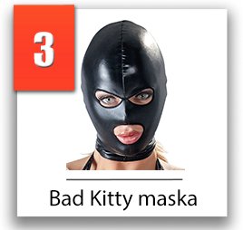 Bad Kitty erotická maska na oči