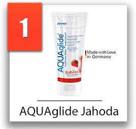 Joydivision aquaglide jahoda aromatizovaný lubrikant